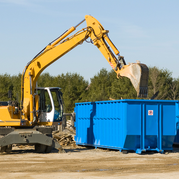 how does a residential dumpster rental service work in Glen Easton